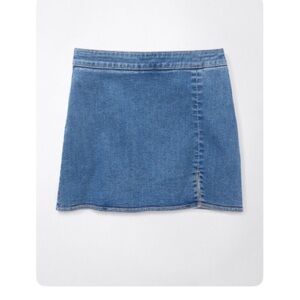 Aerie Medium Indigo Denim Skirt